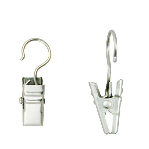 Зажим хром глянец 1шт