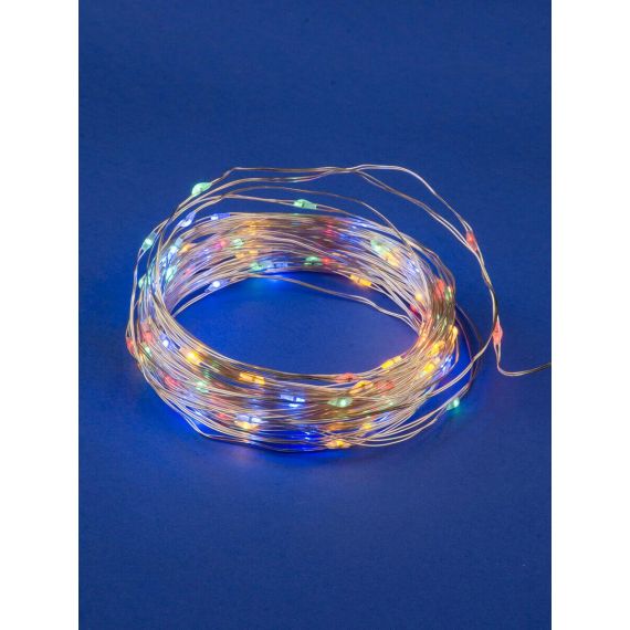 Гирлянда светодиод. Роса 5м 50св. 3*LR06 ULD-S0500-050/DTB/3AA/RC RGB IP20  UL-00007248