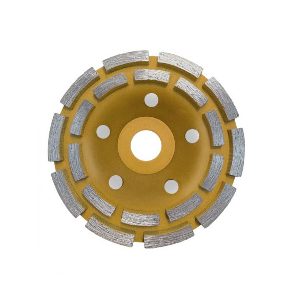 Чашка алмазная шлифовальная 125мм Wurz сегментная двухрядная  82125