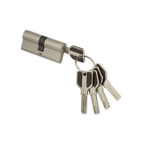 Механизм цилиндровый DAMX C90 SN (мат.никель) ключ-ключ   е273