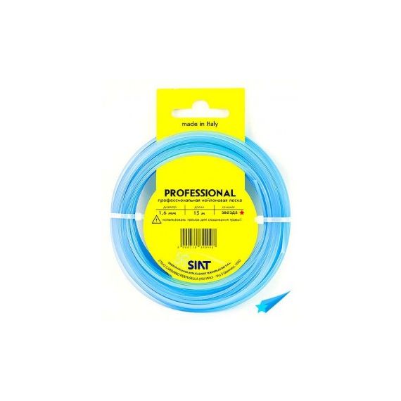 Леска триммерная PROF. 1,6*15 звезда SIAT
