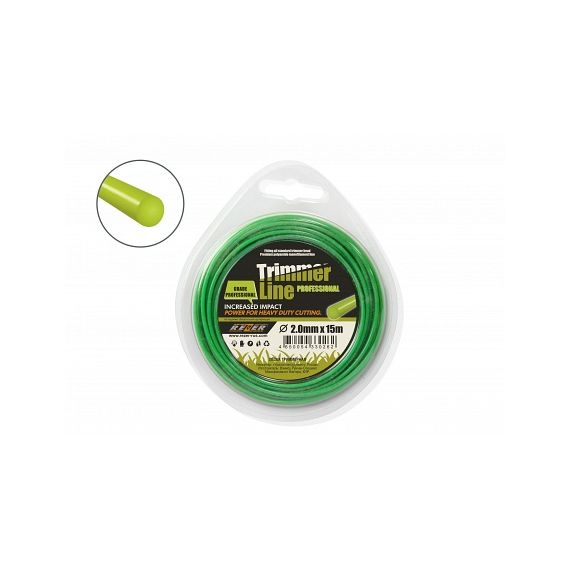 Леска триммерная 2,0*15м круг Rezer PROF  03.007.00072