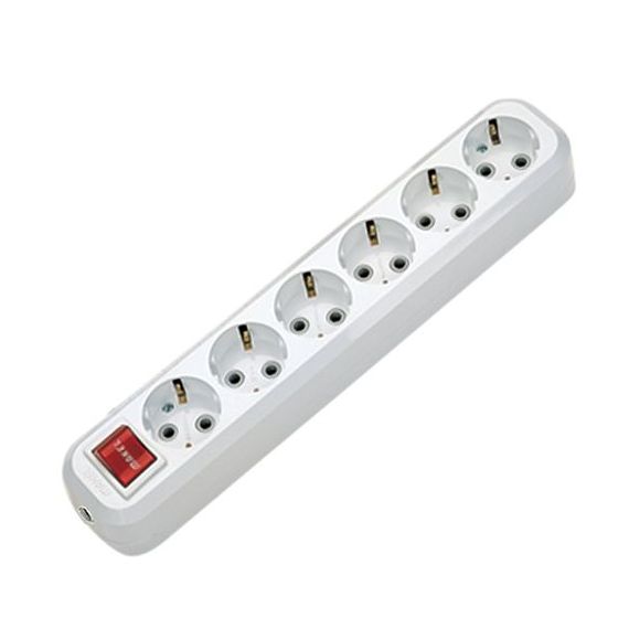 Колодка 6гн.с/з + выкл.МАКЕЛ MGP 231  07657