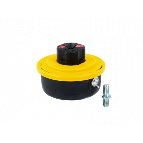 Головка триммерная DENZEL М8х1,25 левая, винт М8-М8  96324