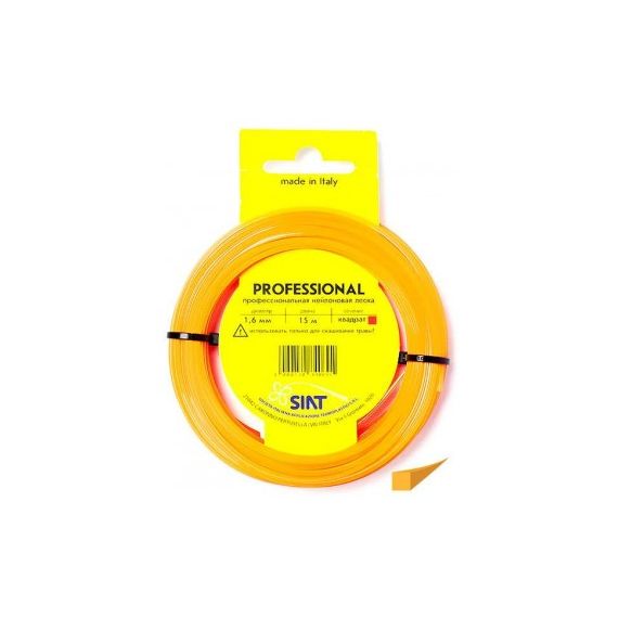 Леска триммерная PROF. 1,6*15 квадрат SIAT