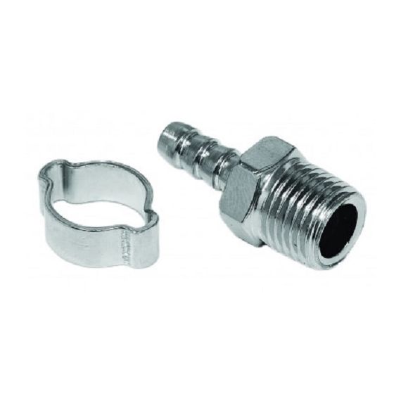 Переходник 1/4П- елочка 8мм + кольцо 8*13мм 0704.023300/ 188998