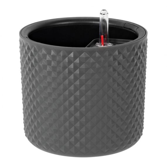 Кашпо ФАСЕТ d360мм 18л/29л с вставкой и автополивом  м3239