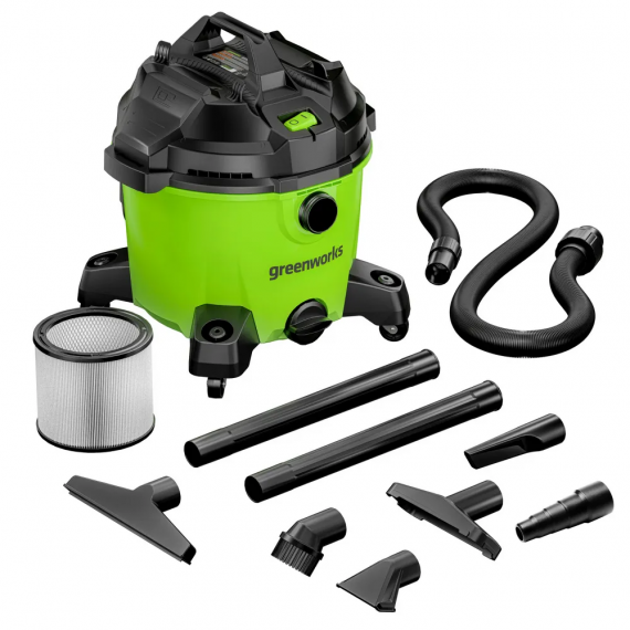 Строительный пылесос электрический Greenworks G120WDV 1300 Вт 4701207