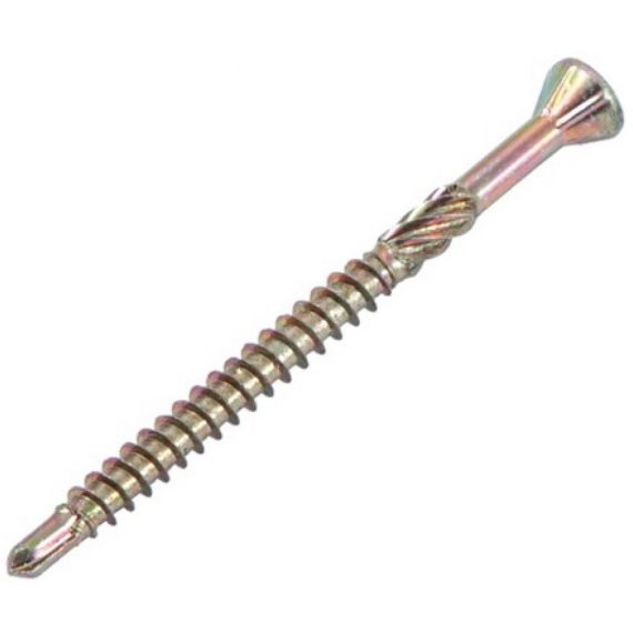 Шуруп для полов и паркета 3,2*50 CFB 0350 желтый цинк