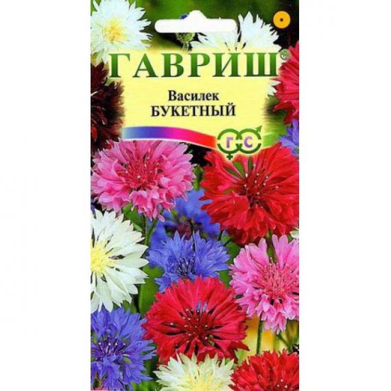 Семена Гавриш Василёк Розовая корона 0,2г