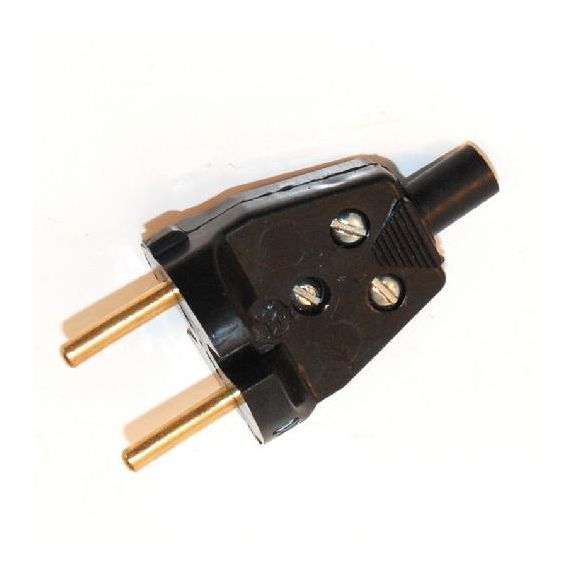 Вилка В6-001 штепсельная универс.белая, изображение 2