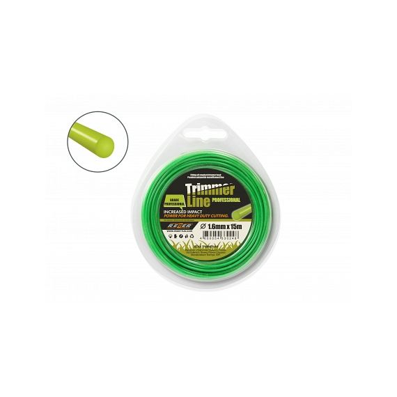 Леска триммерная 1,6*15м кругл. Rezer PROF  03.007.00069