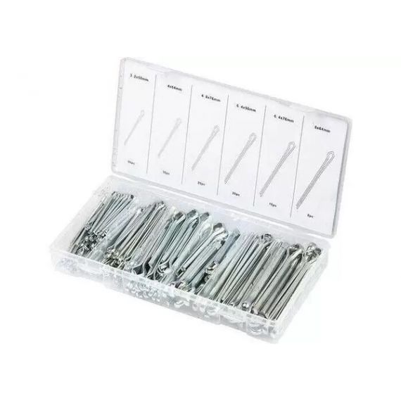 Набор шплинтов S головка Сибртех 144 предмета  47603