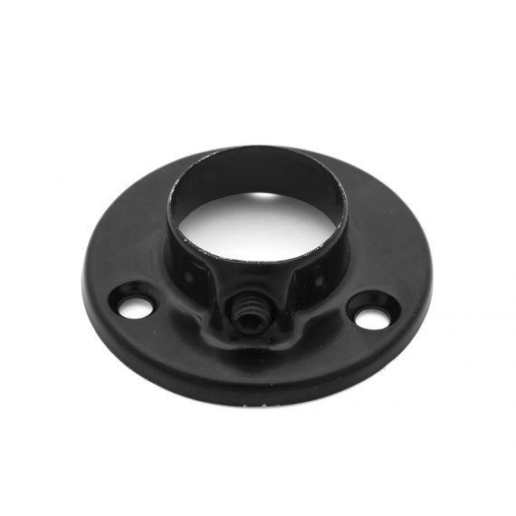 Держатель для трубы д25мм с фиксацией черный (2шт) ж934