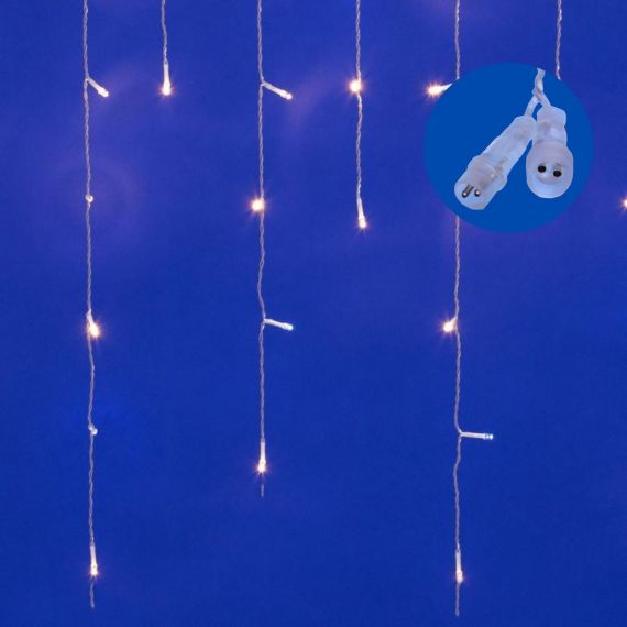 Гирлянда светод. Uniel Бахрома 440LED 25м IP44 ULD-B25006-440/TTK Warmwhite-White  10938