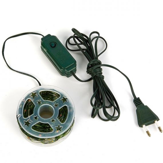 Гирлянда светодиод. 50м Роса 500 свет-в Провод зеленый ULD-S5000-500/DGA WHITE IP20/12085  12085