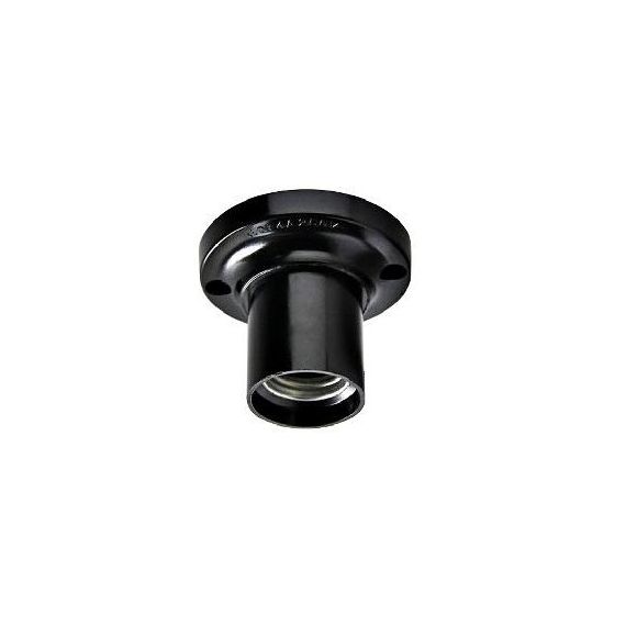 Патрон Е27 потолочный черный