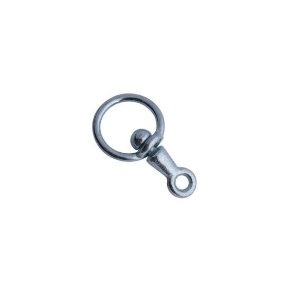 Кольцо с вертлюгом 4мм