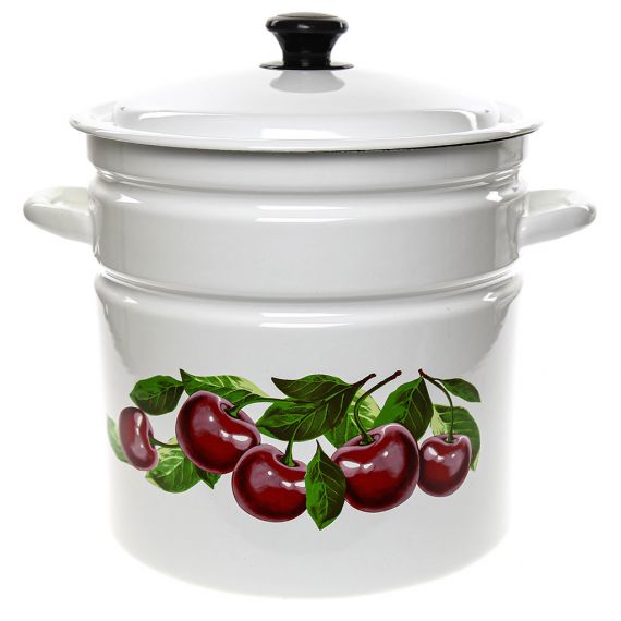 Кастрюля эмалированная 41804-242/6-У2  12л