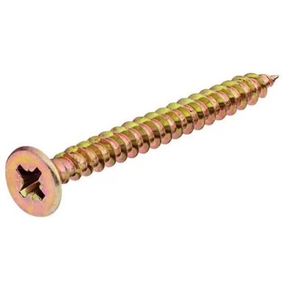 Саморезы потай по дереву желтые 3,0*20 универсальные