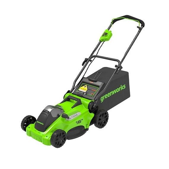 Газонокосилка аккумуляторная Greenworks 40В 41см GD40LM16X 41см без АКБ и ЗУ арт. 2517907 1881