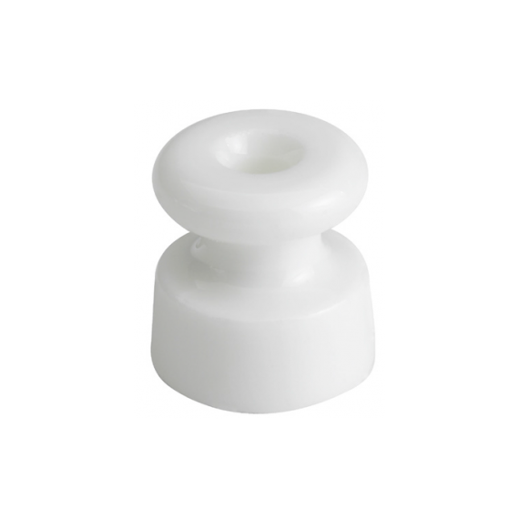 Изолятор РШ-4 пластик белый (матрешка)