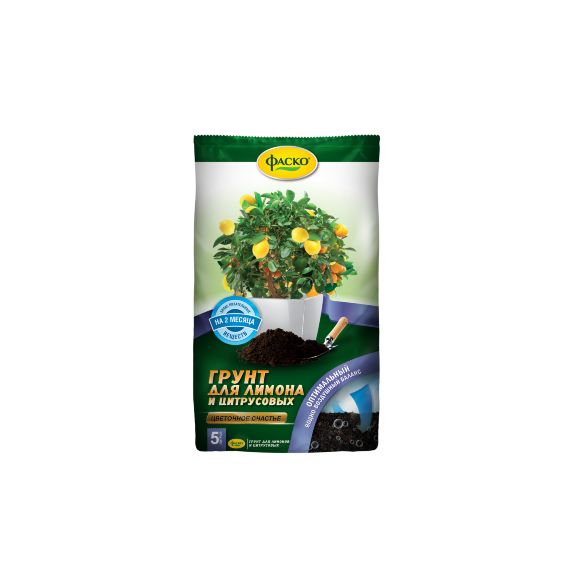Грунт Фаско Цветочное счастье для лимона и цитрусовых 5л  71624