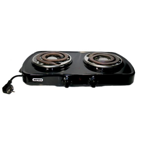Плита эл.2-конфорочная МЕЧТА-212Т черная