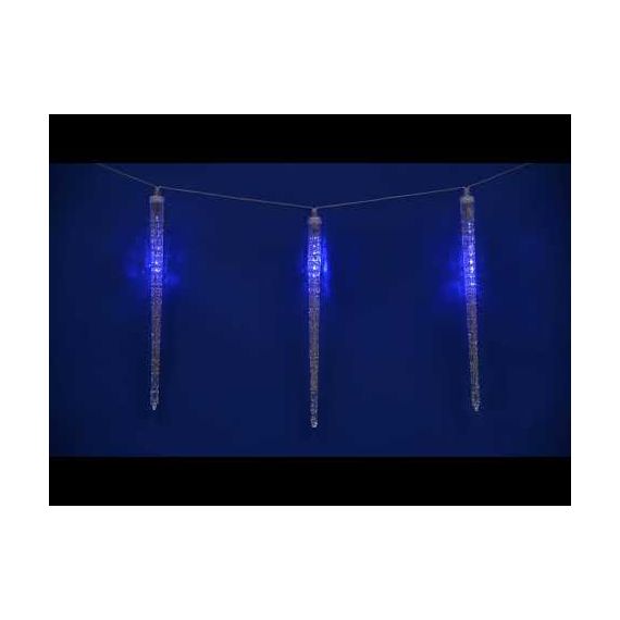 Гирлянда Занавес светодиодный  ULD-E3005-300/DTK Сосульки 300свет. 10 подвесов. синий IP44 11125