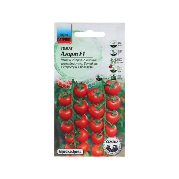 Семена АСТ Томат Азарт F1 5шт