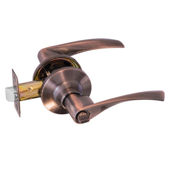 Защелка межкомнатная ISPARUS ЗВ2-03 старая медь 16778