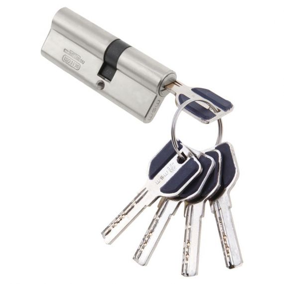 Механизм цилиндровый MSM C70 SN (мат.никель) ключ-ключ