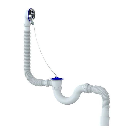 Сифон для ванны или глубокого поддона с переливом Unicorn S32