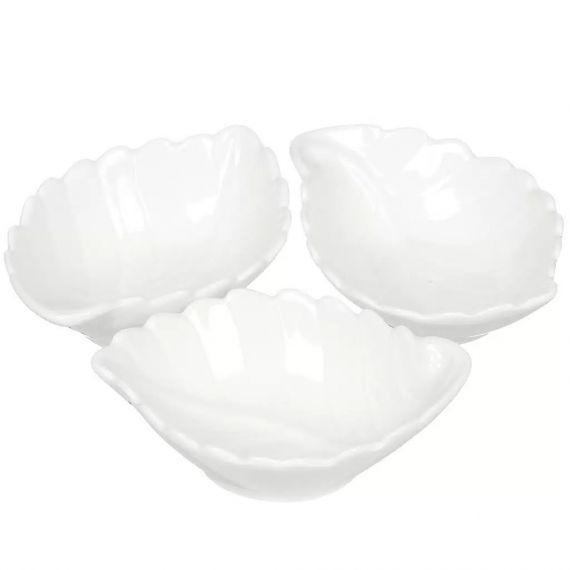 Набор салатников 3шт 9,5*7*3см ЛИСТИКИ 349329/Y4-3223