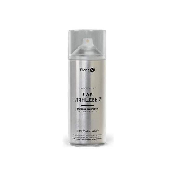 Лак универсальный Elcon аэрозоль глянцевый бесцветный 520 мл  462310