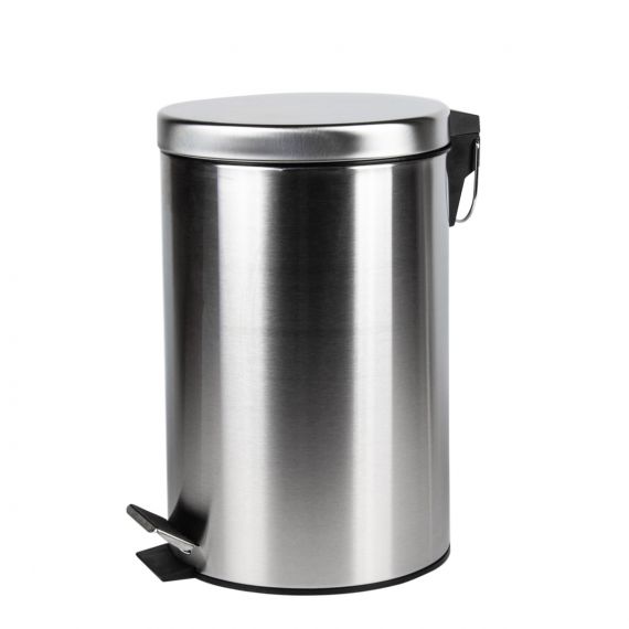 Контейнер д/мусора 12л с педалью нерж.с доводч.310431