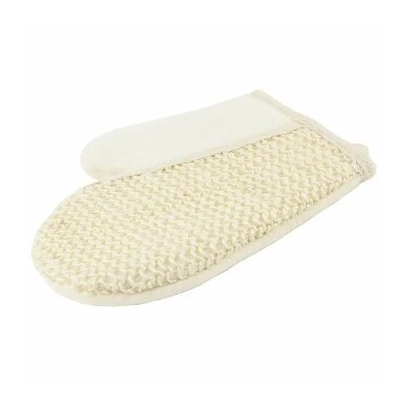 Мочалка-рукавица из сизаля 20*21см 11-915