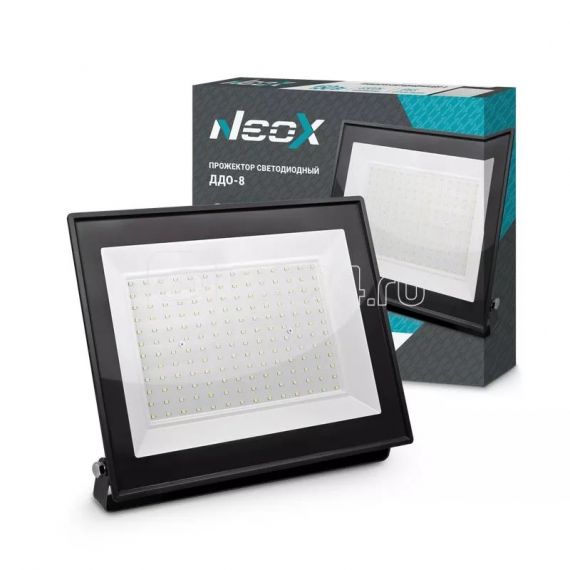 Прожектор светодиодный ДДО-8 150Вт 230В 6500К 15000Лм 100лм/Вт IP65 черный NEOX	7103
