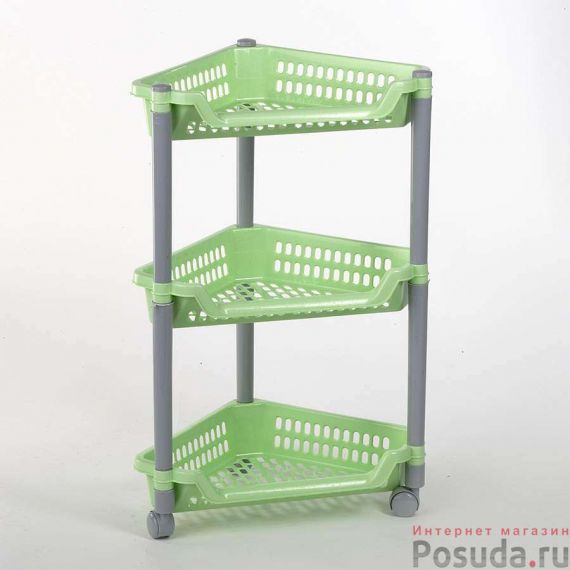 Этажерка угловая 3 полки С08700