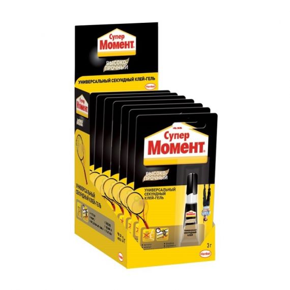 Клей Момент Супер 3г высокопрочный