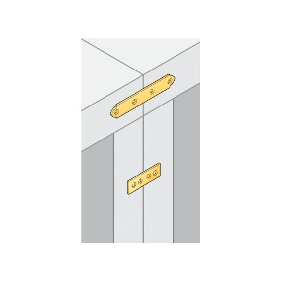 Крепление узкое LW6 240*20*4мм  4456/445617