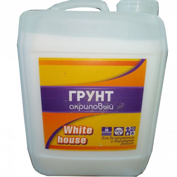 Грунт акриловый "White House"для наружних и внутренних работ 5,0кг