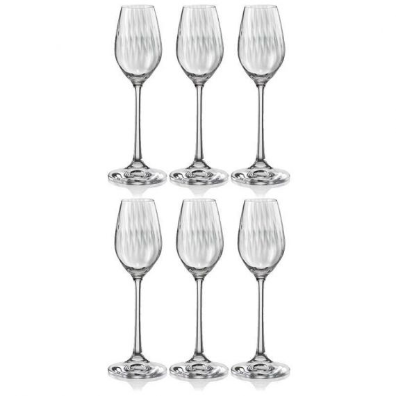 Набор рюмок Waterfoll оптика 60мл 6шт  40729/22/60