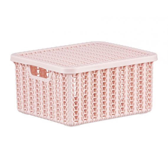 Коробка ВЯЗАНИЕ с крышкой 1,5л М2368