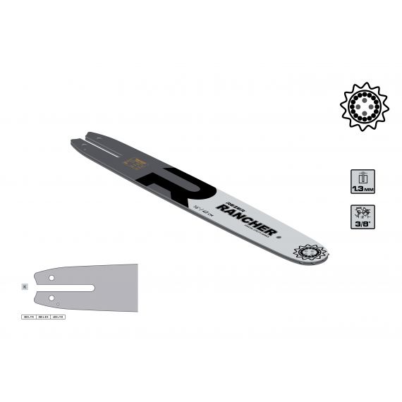 Шина Rezer 403 L 9 К(Stihl MS 180, 230, 250 16"-55зв)  04.001.00039