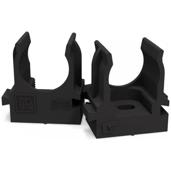 Крепеж-клипса 16 черная для монтажного пистолета 100шт