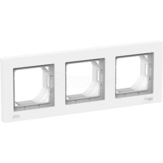 Рамка 3-постовая  белая ATLAS DESIGN AQUA IP44  ATN440103