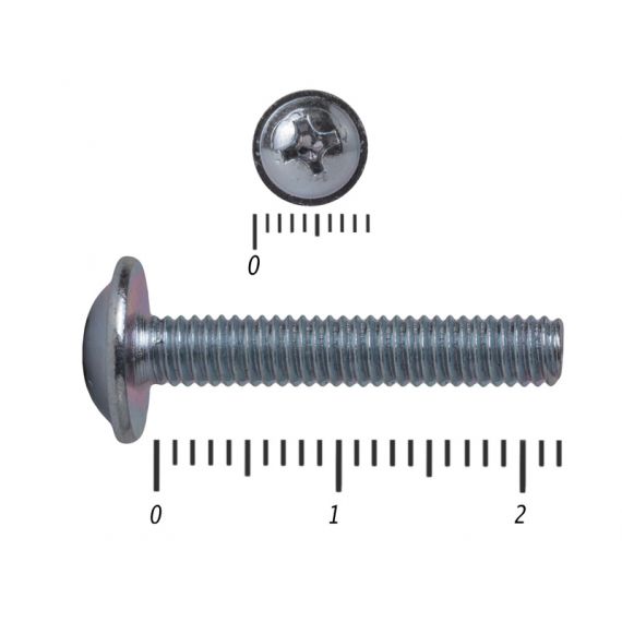 Винт DIN 967 4*22 с прессшайбой