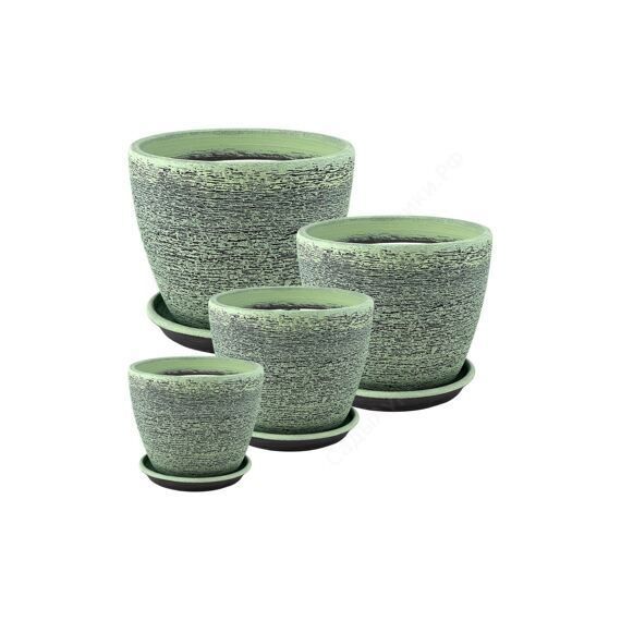 Горшок Бутон Винтаж олива 2л Ф17 h15  720637