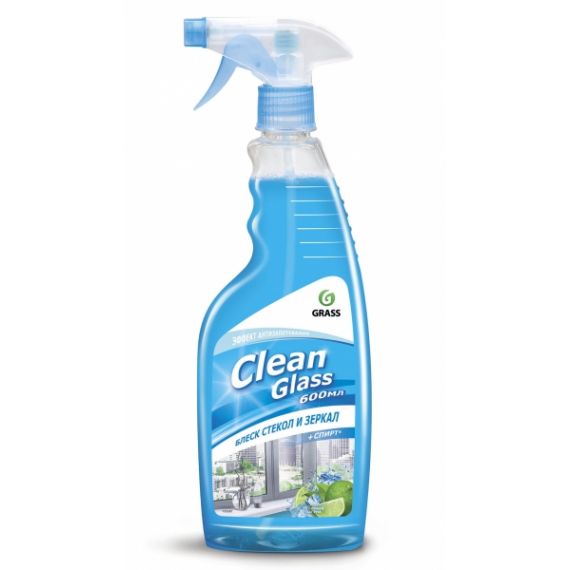 Чистящее средство для стекол Голубая лагуна GRASS CLEAN GLASS 600мл  125247/31468/ 52927